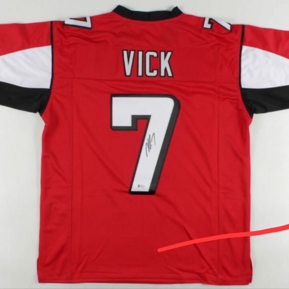 #7 Michael Vick Falcons autographed jersey with coa - Picture 4 of 4